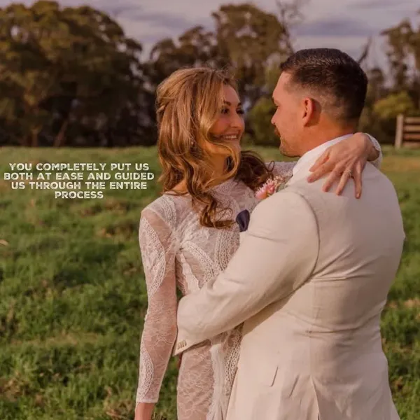Jake Smith was the marriage celebrant for Jade & Brendan at Spicers Peak Lodge, Maryvale, Queensland, and they gave him a five star rating for his wedding celebrant services.