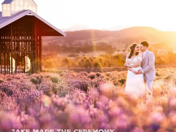 Jake Smith was the marriage celebrant for Matt & Amber at Kooroomba Vineyards And Lavender Farm, Mount Alford, Queensland, and they gave him a five star rating for his wedding celebrant services.