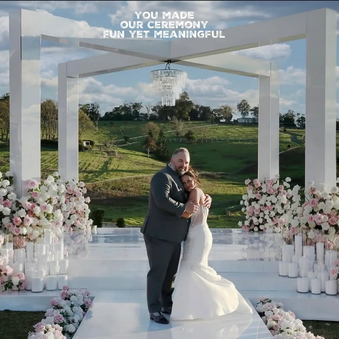 Jake Smith was the marriage celebrant for Kim & Ross at Beechmont Estate, Beechmont, Queensland, and they gave him a five star rating for his wedding celebrant services.