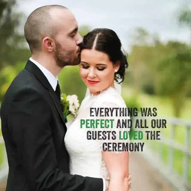 Jake Smith was the marriage celebrant for Aaron & Louise at Hillstone St Lucia, Brisbane, Queensland, and they gave him a five star rating for his wedding celebrant services.