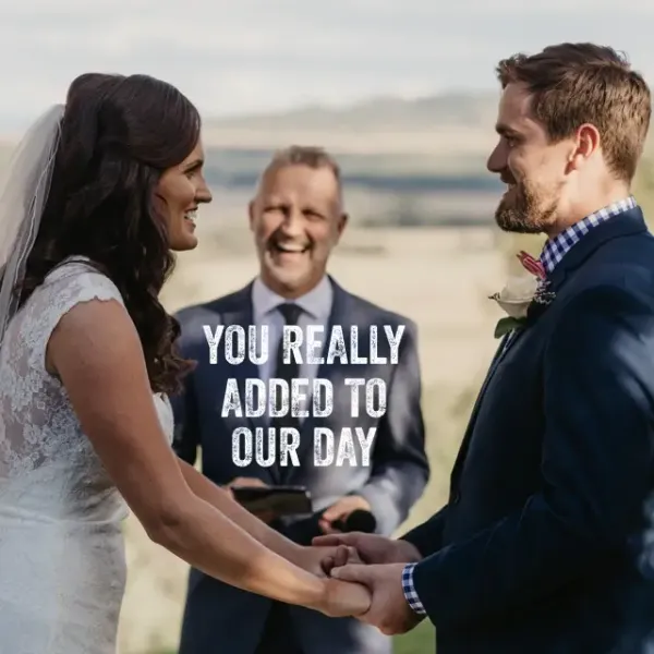 Adam & Caity testimonial