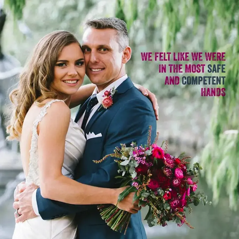 Adam & Catherine (Gardens Club Cafe, Brisbane Botanic Gardens) testimonial