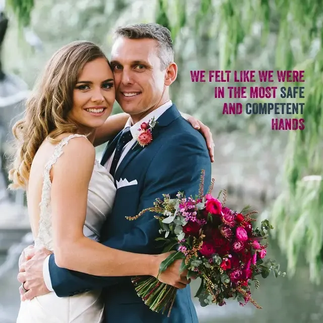Jake Smith was the marriage celebrant for Adam & Catherine at Gardens Club Cafe, Brisbane, Queensland, and they gave him a five star rating for his wedding celebrant services.