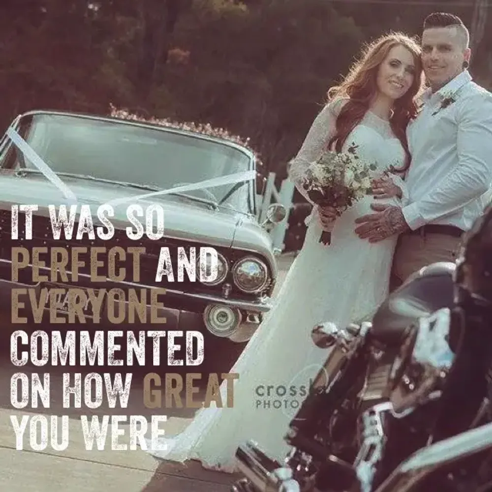 Alex & Jasmine - Gold Coast Hinterland testimonial