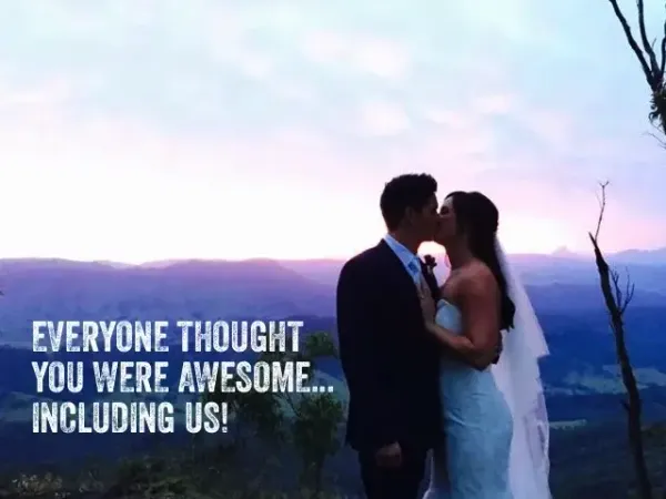 Jake Smith was the marriage celebrant for Alex & Natalie at O'reilly's Rainforest Retreat, Gold Coast, Queensland, and they gave him a five star rating for his wedding celebrant services.