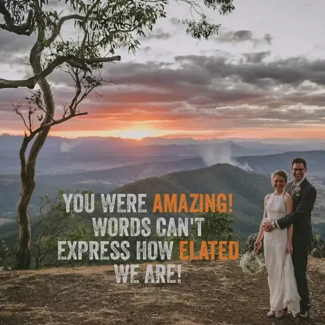 Jake Smith was the marriage celebrant for Andrew & Alexandra at O'reilly's Rainforest Retreat, Gold Coast, Queensland, and they gave him a five star rating for his wedding celebrant services.