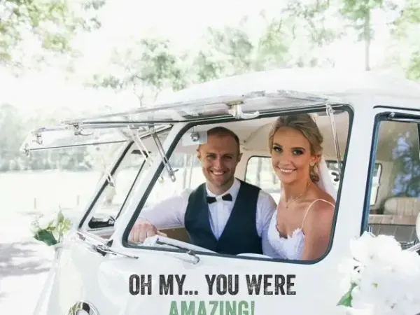 Jake Smith was the marriage celebrant for Beau & Elizabeth at Fig Tree Restaurant, Byron Bay, New South Wales, and they gave him a five star rating for his wedding celebrant services.