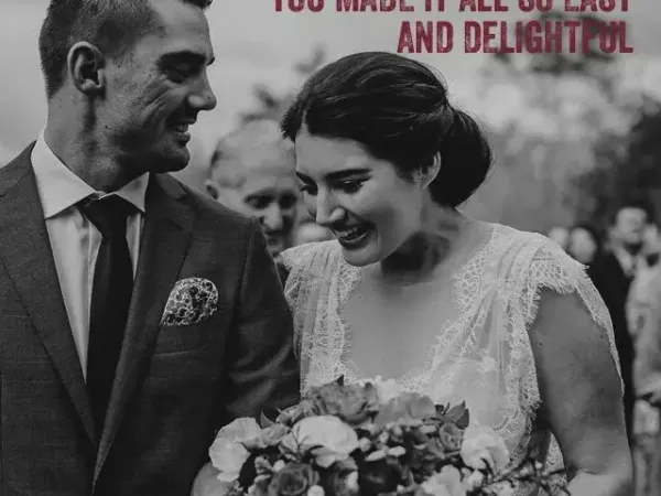 Jake Smith was the marriage celebrant for Ben & Caitlin at Spicers Clovelly Estate, Montville, Queensland, and they gave him a five star rating for his wedding celebrant services.