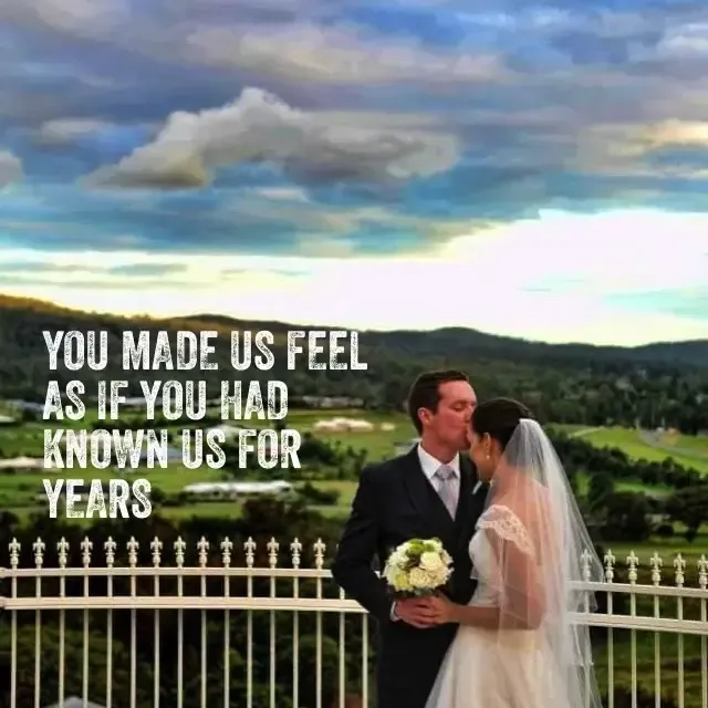 Jake Smith was the marriage celebrant for Blair & Nicole, and they gave him a five star rating for his wedding celebrant services.