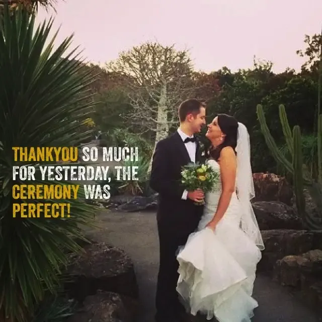 Jake Smith was the marriage celebrant for Brendan & Christel, and they gave him a five star rating for his wedding celebrant services.