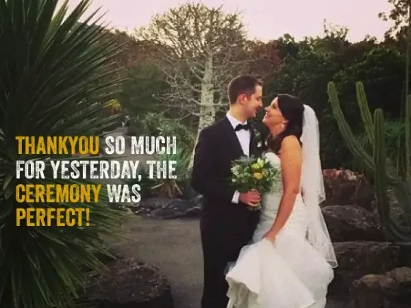 Jake Smith was the marriage celebrant for Brendan & Christel, and they gave him a five star rating for his wedding celebrant services.