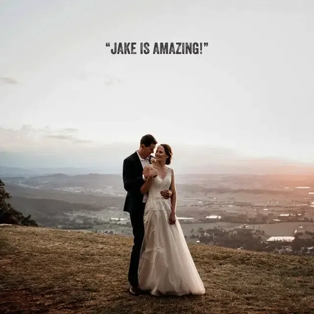 Jake Smith was the marriage celebrant for Brendon & Melinda at Cedar Creek Winery, Mount Tamborine, Queensland, and they gave him a five star rating for his wedding celebrant services.