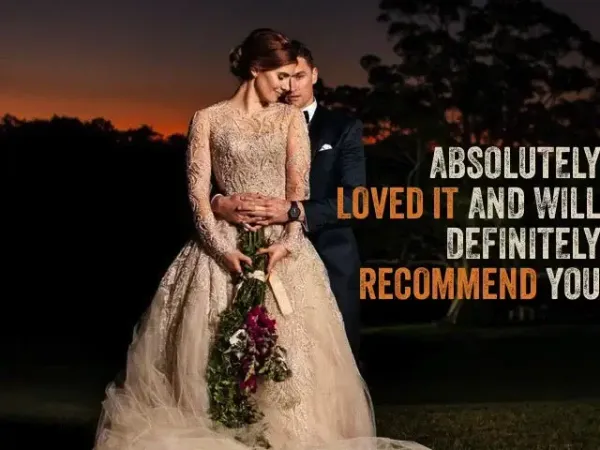 Jake Smith was the marriage celebrant for Cam & Rach, and they gave him a five star rating for his wedding celebrant services.