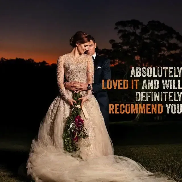 Jake Smith was the marriage celebrant for Cam & Rach, and they gave him a five star rating for his wedding celebrant services.