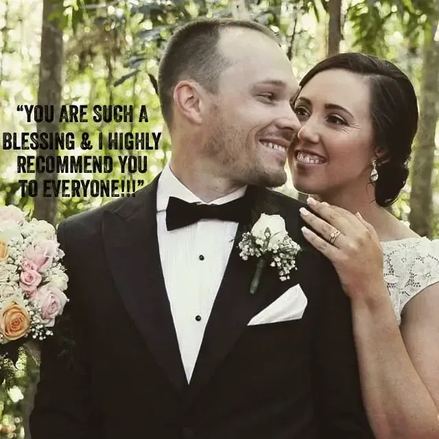 Jake Smith was the marriage celebrant for Cameron & Gemma, and they gave him a five star rating for his wedding celebrant services.