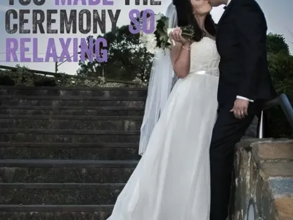 Jake Smith was the marriage celebrant for Chris & Carissa, and they gave him a five star rating for his wedding celebrant services.