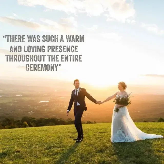 Jake Smith was the marriage celebrant for Craig & Melinda at Cedar Creek Winery, Tamborine Mountain, Queensland, and they gave him a five star rating for his wedding celebrant services.