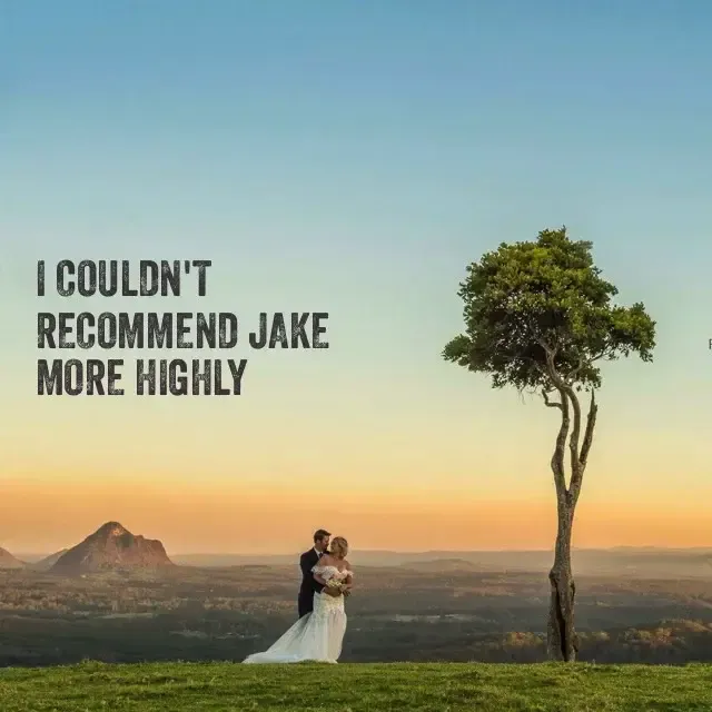 Jake Smith was the marriage celebrant for Dan & Steph at Maleny Manor, Maleny, Queensland, and they gave him a five star rating for his wedding celebrant services.