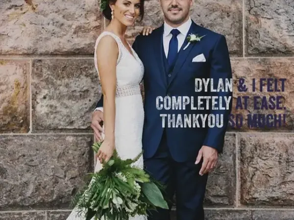 Jake Smith was the marriage celebrant for Dylan & Samantha at The Joinery, West End, Queensland, and they gave him a five star rating for his wedding celebrant services.