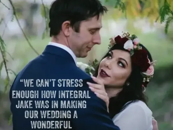 Jake Smith was the marriage celebrant for Dylan & Shakira at Bundaleer Rainforest Gardens, Brookfield, Brisbane, Queensland, and they gave him a five star rating for his wedding celebrant services.