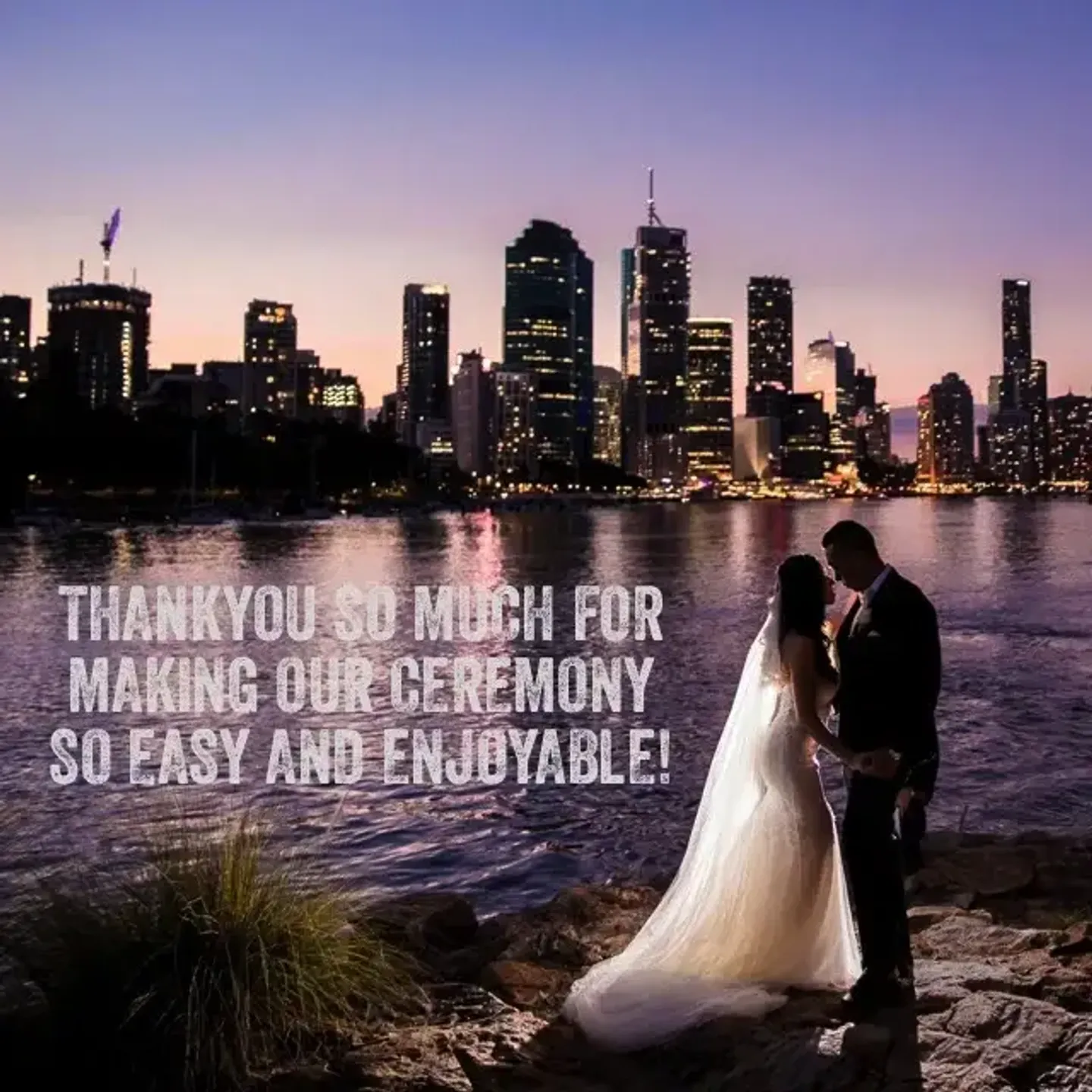 Jake Smith was the marriage celebrant for Eric & Stephanie at Victoria Park, Brisbane, Queensland, and they gave him a five star rating for his wedding celebrant services.