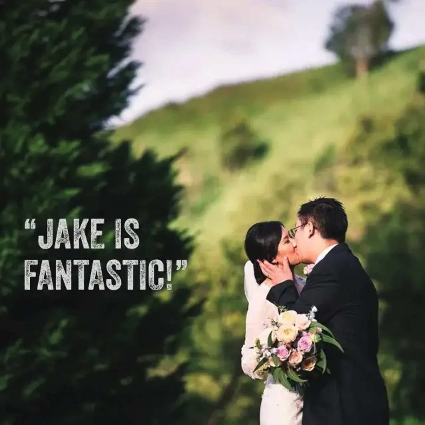 Jake Smith was the marriage celebrant for Frank & Bec at Maleny Manor, Maleny, Queensland, and they gave him a five star rating for his wedding celebrant services.