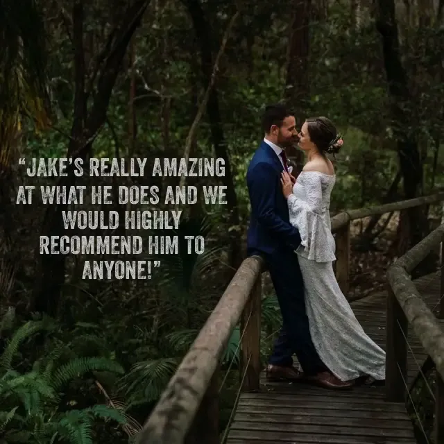 Jake Smith was the marriage celebrant for Gareth & Fiona at Coolibah Downs Private Estate, Gold Coast, Queensland, and they gave him a five star rating for his wedding celebrant services.