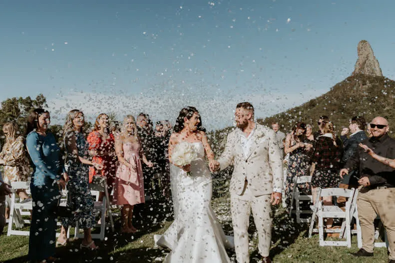 Jake Smith was the marriage celebrant for Chantelle & Kyle at Glass House Country Weddings, Sunshine Coast Hinterland, Queensland, and they gave him a five star rating for his wedding celebrant services.