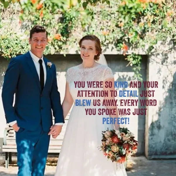 Grant & Courtney testimonial