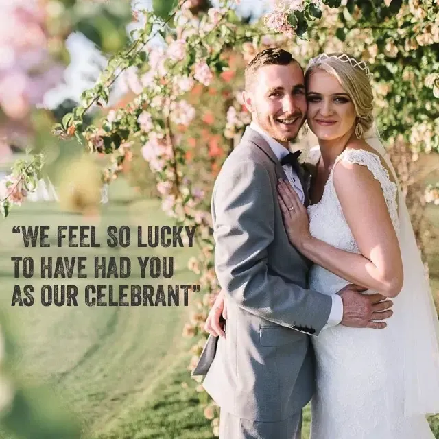 Jake Smith was the marriage celebrant for Jarryd & Ashleigh at Riverlakes Golf Course, Cobbitty, New South Wales, and they gave him a five star rating for his wedding celebrant services.