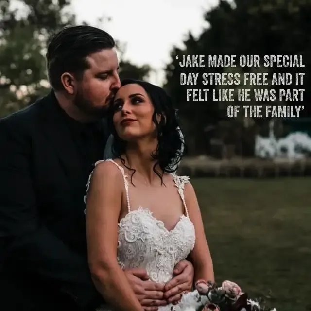 Jake Smith was the marriage celebrant for Luke & Conna at Braeside Estate, Gold Coast, Queensland, and they gave him a five star rating for his wedding celebrant services.