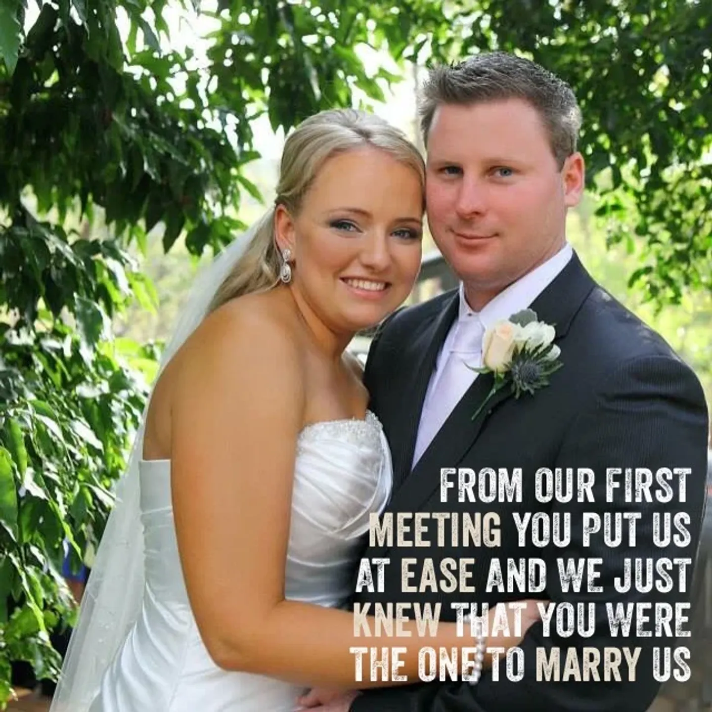 Luke & Natasha testimonial