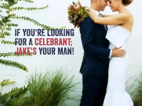 Jake Smith was the marriage celebrant for Luke & Rhiannon at Lightspace, Brisbane, Queensland, and they gave him a five star rating for his wedding celebrant services.