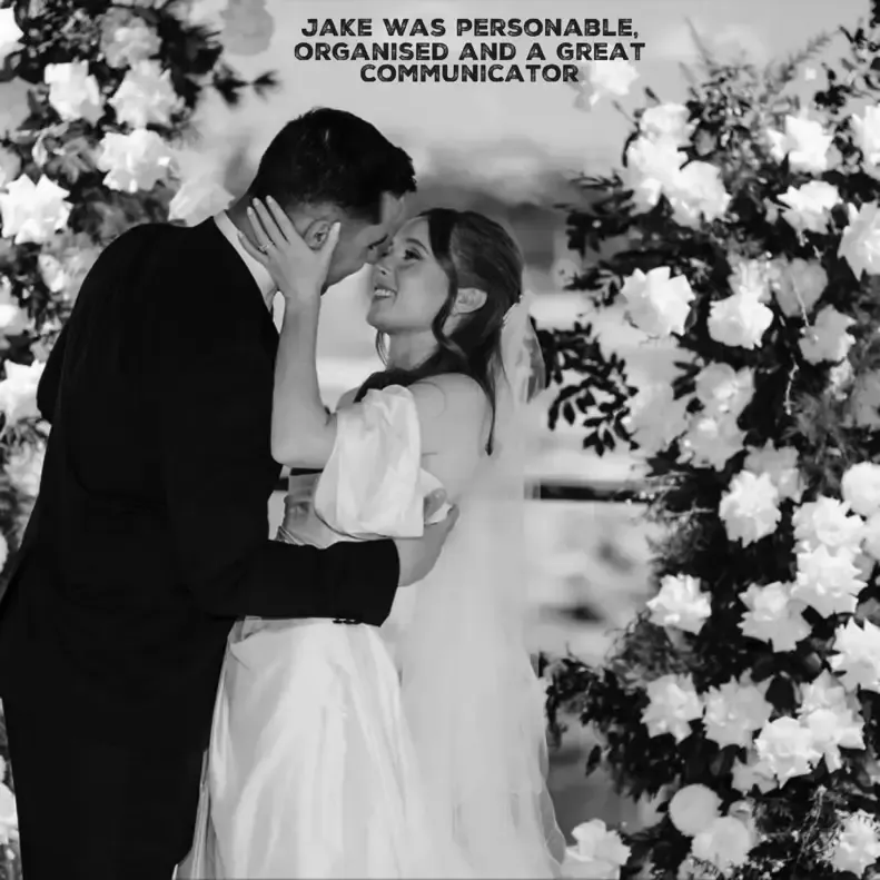 Jake Smith was the marriage celebrant for Sinead & Bill at Zest Point Piper, Sydney, New South Wales, and they gave him a five star rating for his wedding celebrant services.