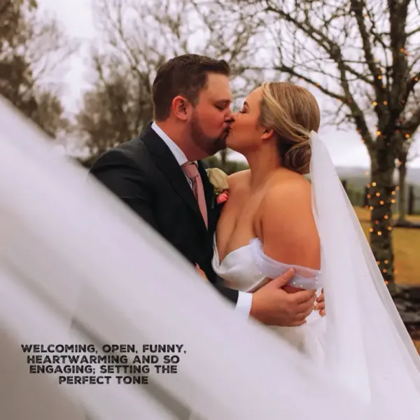 Jake Smith was the marriage celebrant for Tahia & Steve at Preston Peak Wines, Toowoomba, Queensland, and they gave him a five star rating for his wedding celebrant services.