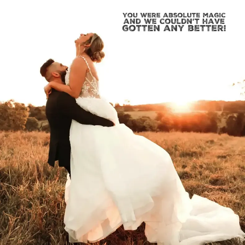 Jake Smith was the marriage celebrant for Tahlia & Elia at Sirromet Wines, Mount Cotton, Queensland, and they gave him a five star rating for his wedding celebrant services.