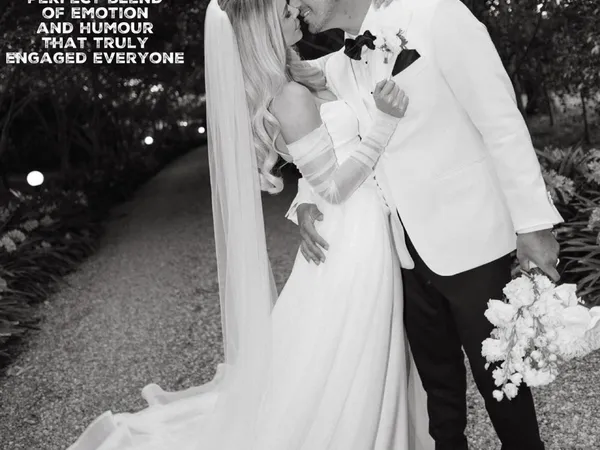 Jake Smith was the marriage celebrant for Samara & Aleks at Gabbinbar, Toowoomba, Queensland, and they gave him a five star rating for his wedding celebrant services.