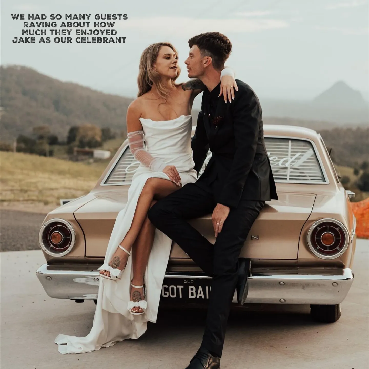 Jake Smith was the marriage celebrant for Alyssa & Jarrad at Maleny Manor, Maleny, Queensland, and they gave him a five star rating for his wedding celebrant services.