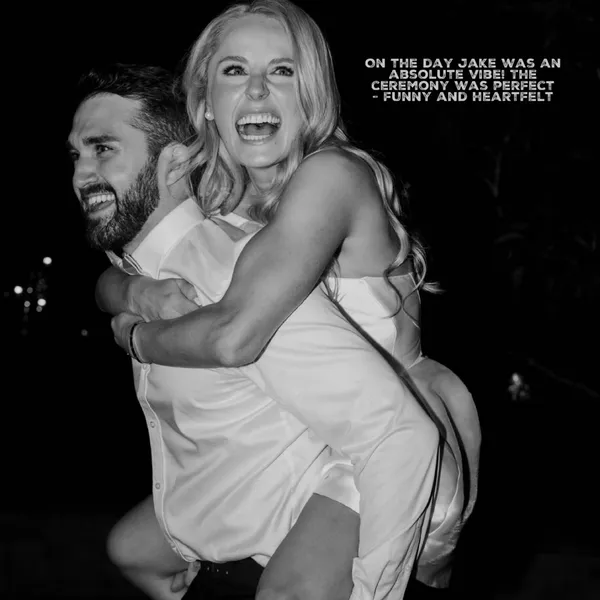 Jake Smith was the marriage celebrant for Amy & Tim at Gabbinbar, Toowoomba, Queensland, and they gave him a five star rating for his wedding celebrant services.