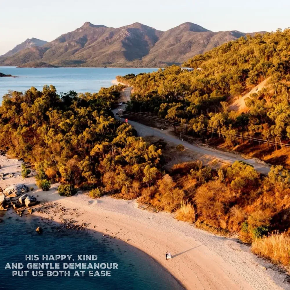 an elopement in the Whitsundays