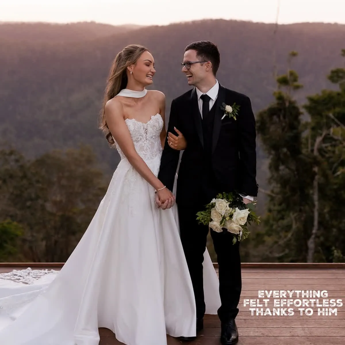Jake Smith was the marriage celebrant for Anton & Sammy at Beechmont Estate, Beechmont, Queensland, and they gave him a five star rating for his wedding celebrant services.