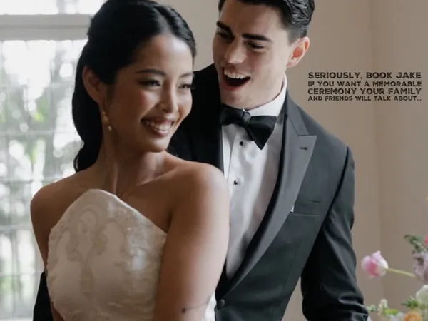 Jake Smith was the marriage celebrant for Steph & Josh at Braeside At Gin House Creek Estate, Merrimac, Queensland, and they gave him a five star rating for his wedding celebrant services.