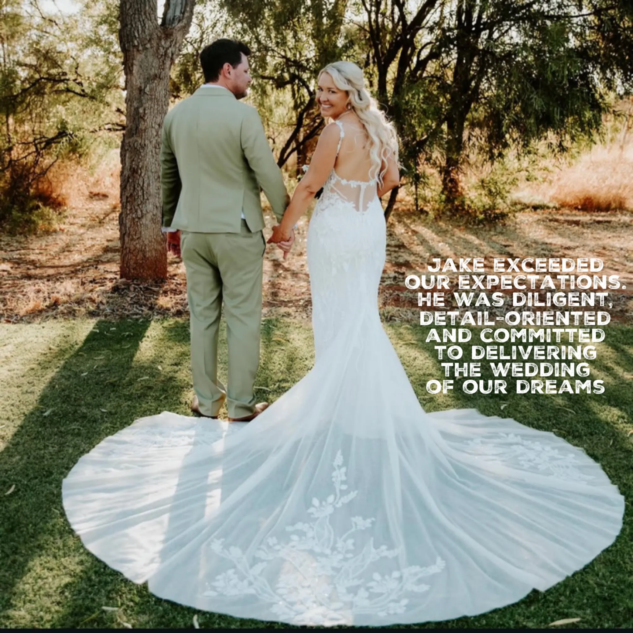 Jake Smith was the marriage celebrant for Tanya & Scott at Mt Isa Campdraft, Mt Isa, Queensland, and they gave him a five star rating for his wedding celebrant services.