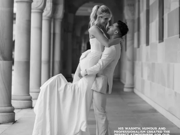 Jake Smith was the marriage celebrant for Maddison & Matthew at Hillstone St Lucia, Brisbane, Queensland, and they gave him a five star rating for his wedding celebrant services.