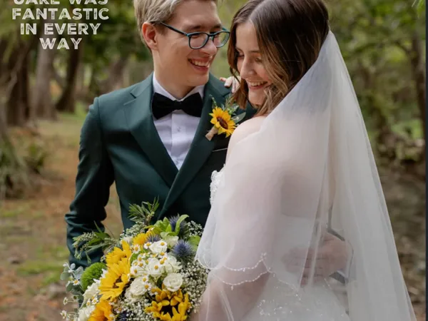 Jake Smith was the marriage celebrant for David & Shae at Bundaleer Rainforest Garden, Brookfield, Queensland, and they gave him a five star rating for his wedding celebrant services.