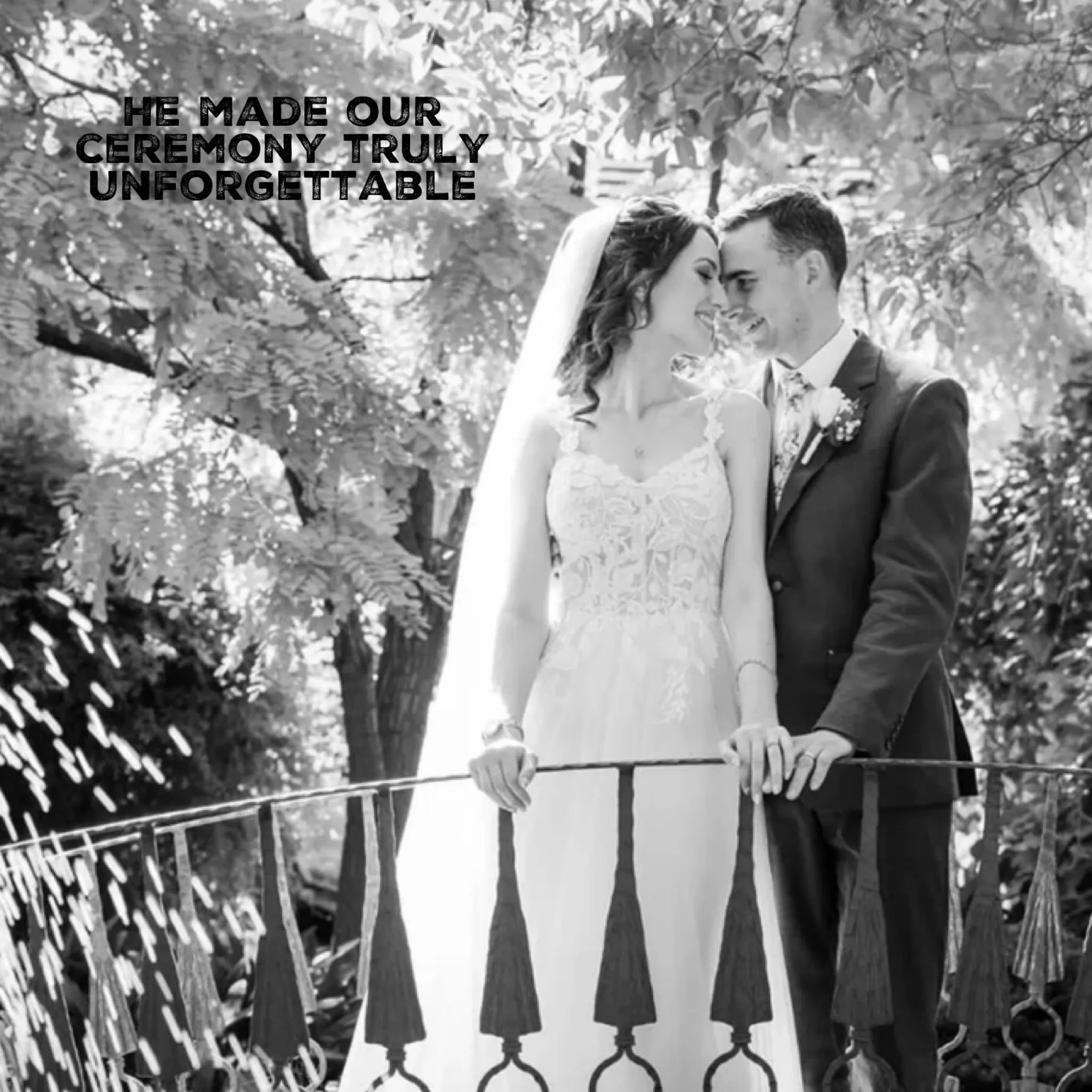 Jake Smith was the marriage celebrant for Caitlin & Thomas at Elizabethan Lodge, Blackburn North, Victoria, and they gave him a five star rating for his wedding celebrant services.
