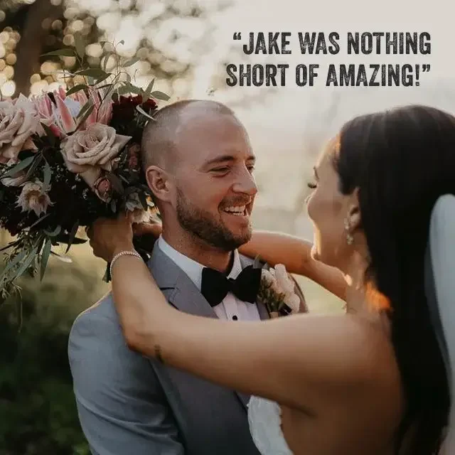Jake Smith was the marriage celebrant for Daniel & Ashleigh at Fins At Plantation House, Duranbah, New South Wales, and they gave him a five star rating for his wedding celebrant services. Jake Smith was the marriage celebrant for Daniel & Ashleigh at Fins At Plantation House, Duranbah, New South Wales, and they gave him a five star rating for his wedding celebrant services.