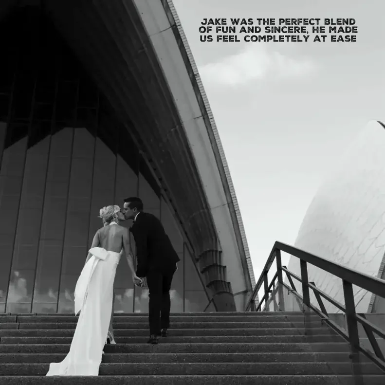 Taryn & Aaron's Sydney wedding celebrant review of Jake Smith, Married by Jake